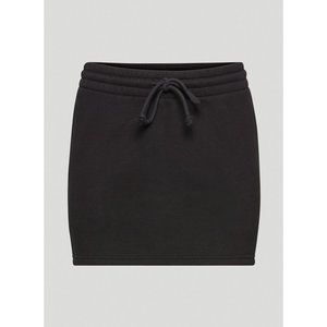 ARITZIA TNA Black Jogger Cotton Mini Skirt